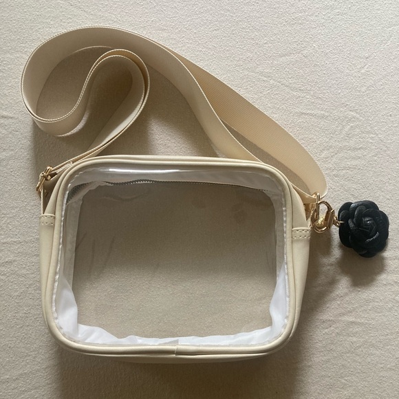 Transparent Cream Crossbody Bag - Picture 4 of 10